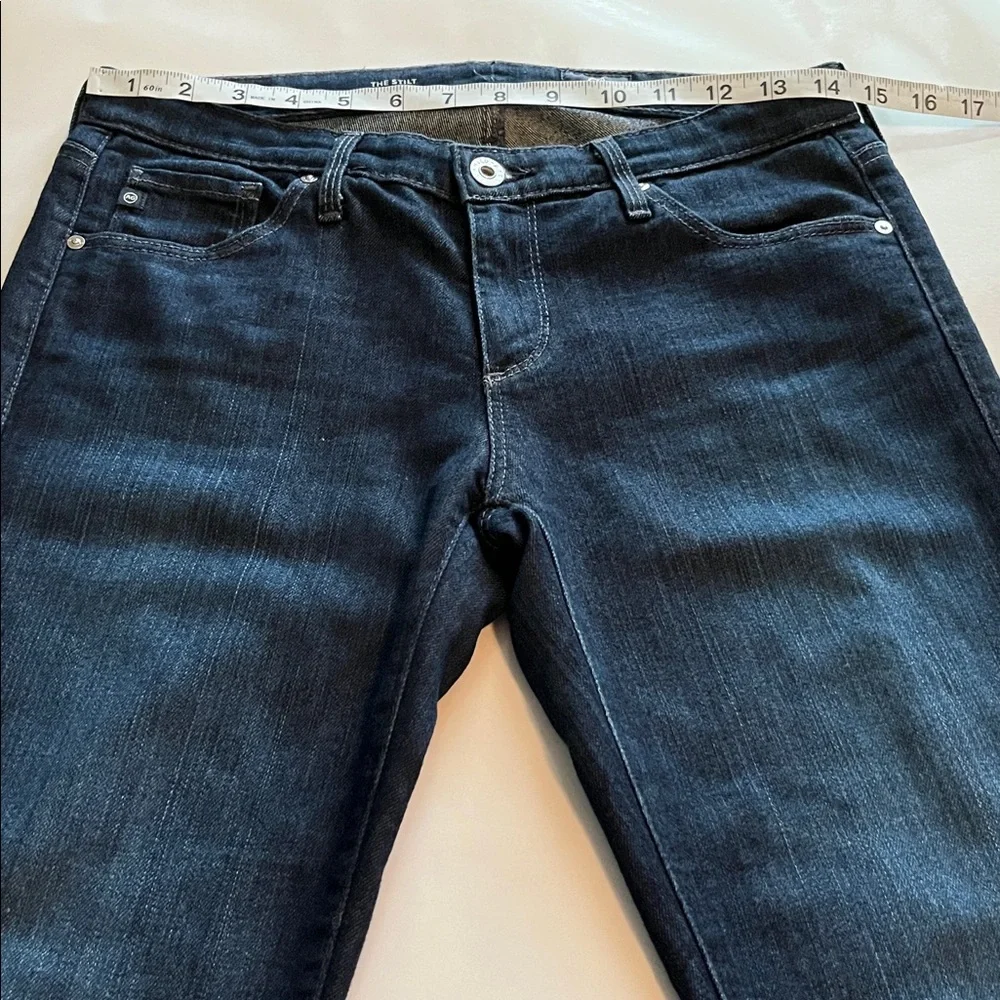Ag Adriano Goldschmied The Stilt Cigarette Leg Mid Rise Size 28R